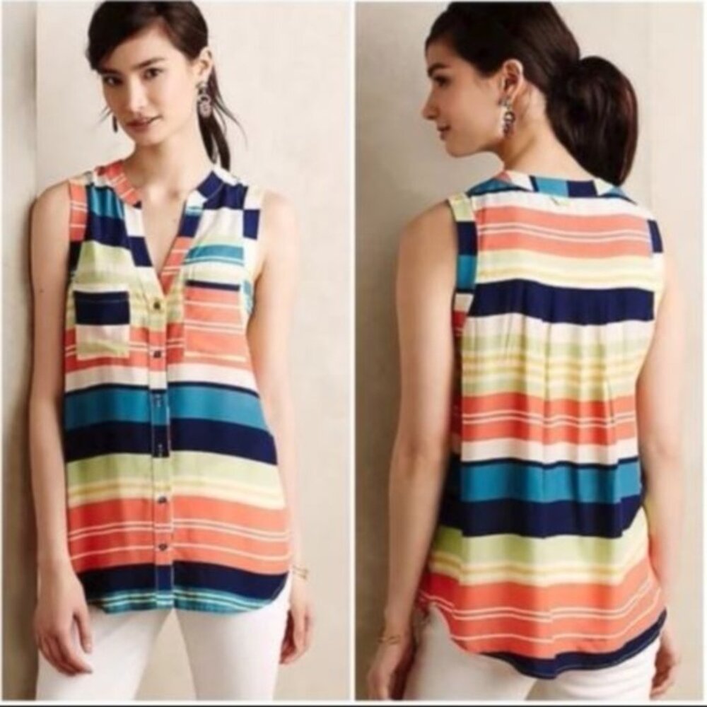 Maeve Anthropologie Sunseeker Shirt NWT